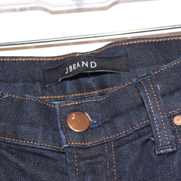 J Brand High waisted skinny fit jeans with dark Wash Women Size 24 - Picture 5 of 12